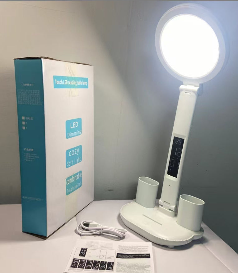 Led Rechargeable Reading Desk Folding Smart Touch Desk Lamp