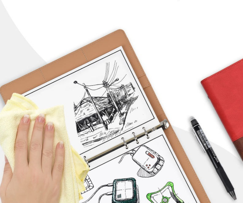 Leather Smart Reusable Notebook