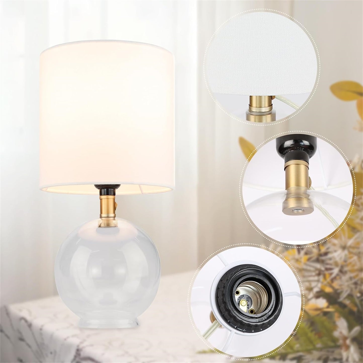 Small Side Table Lamp For Bedroom