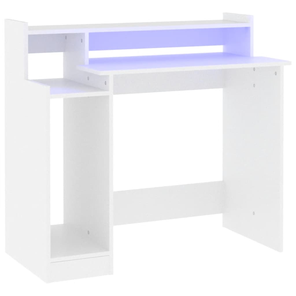 Gaming/Study Desk with LED Lighting