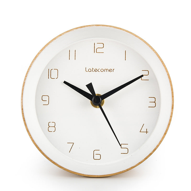 Scandinavian style wooden electronic clock digital clock