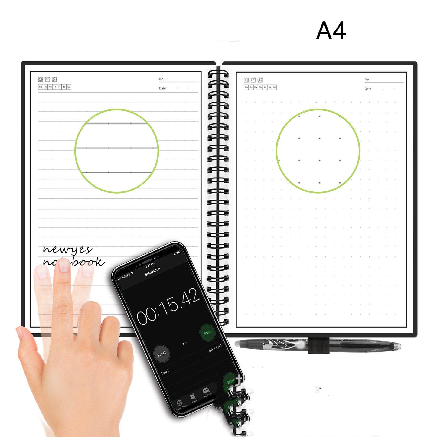 Smart Reusable Notebook (Scan to App)