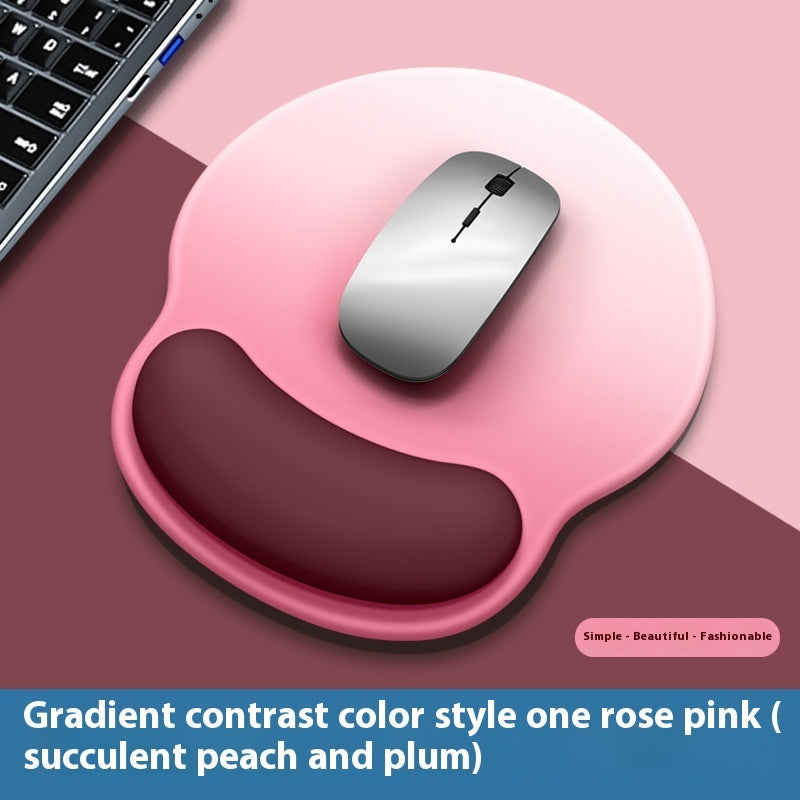Gradient Girl Wristband Silicone Mouse Mat