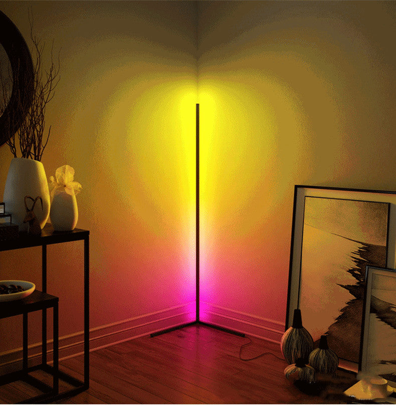 Nordic RGB Corner Floor Lamp