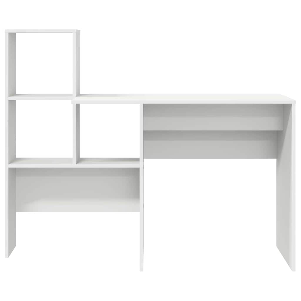 Large Desk with Storage Shelf - 131cm