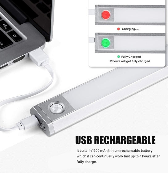 wireless motion sensor led desk light