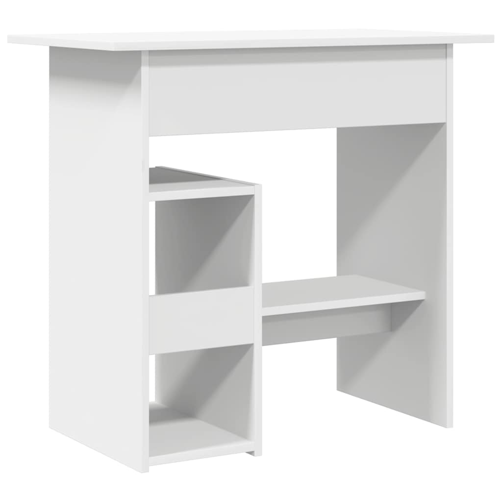 Compact Desk with Side Shelves