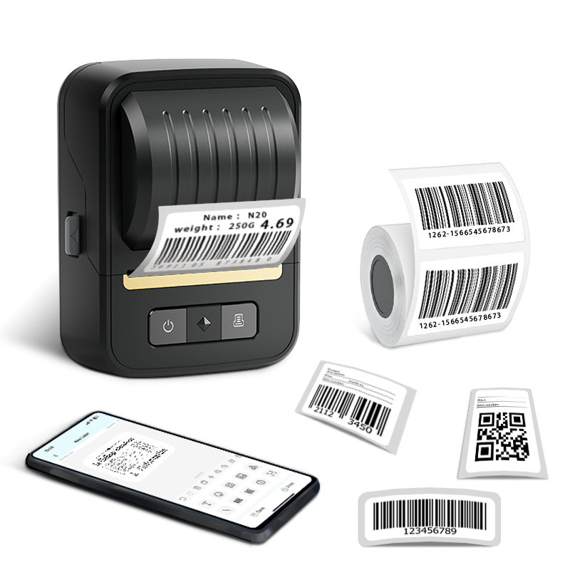 Bluetooth Ink-free Portable Thermal Label Printer